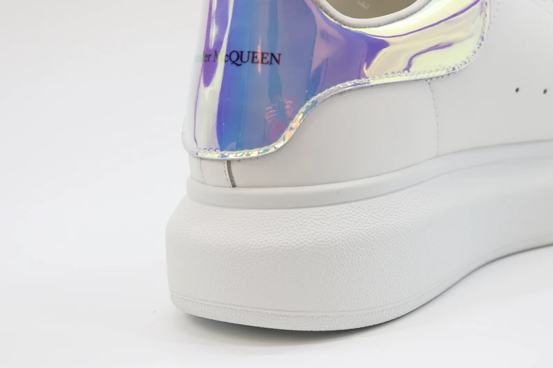 alexander mcqueen  leather platform trainers sneakers-laser