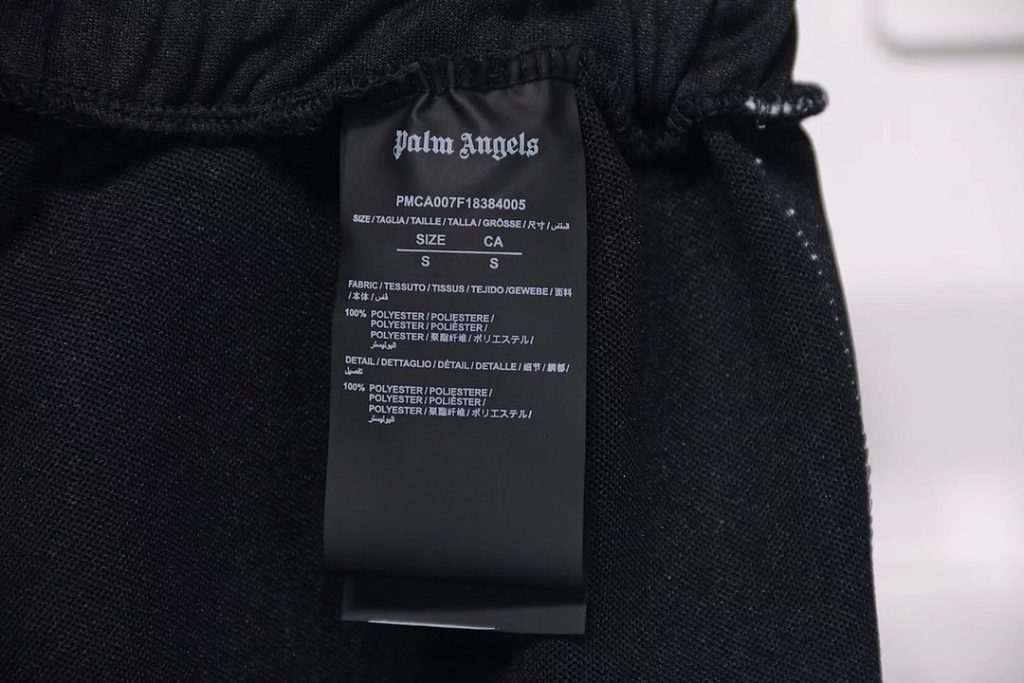 palm angels chenille track pants-black