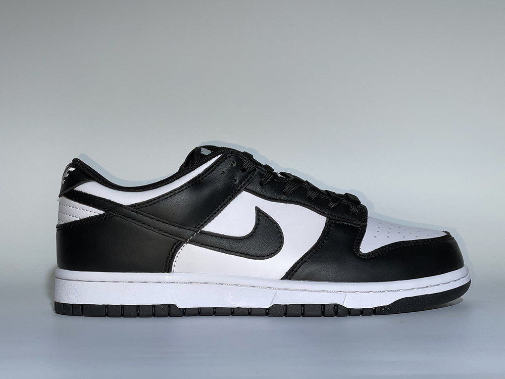 dunk low retro white black panda reps