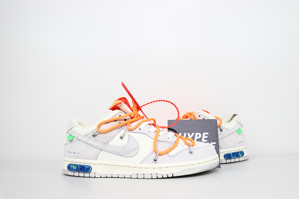 off-white x dunk low ‘lot 31 of 50’ reps