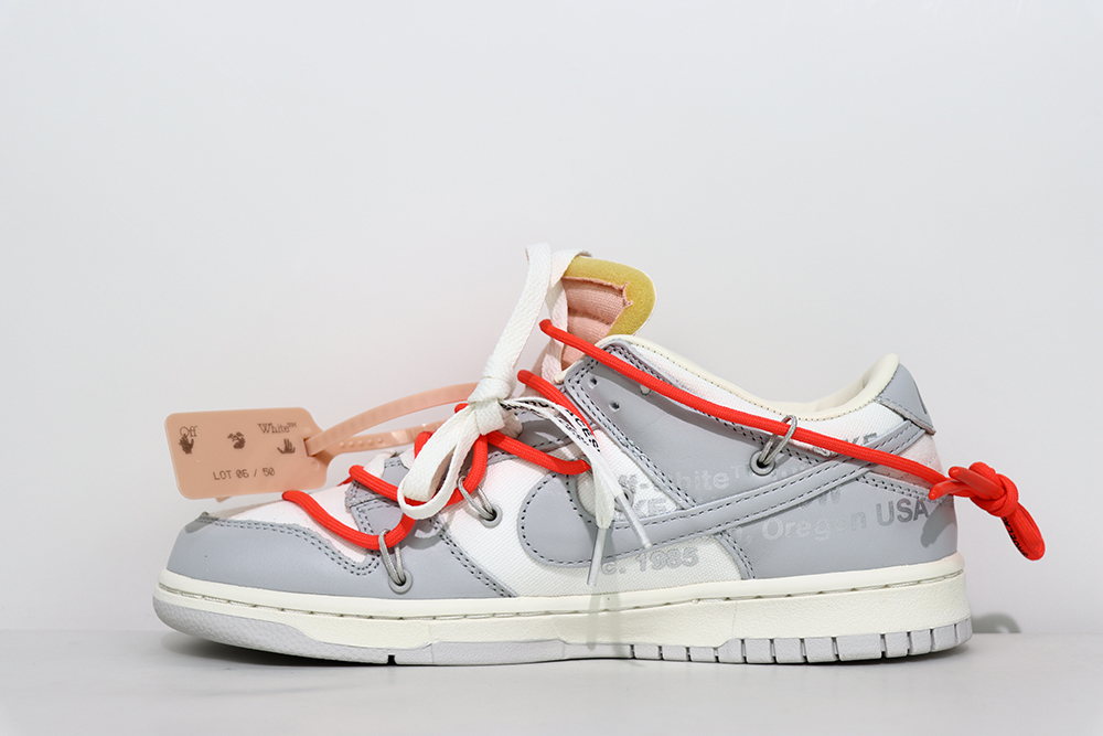 dunk low off-white lot 6 reps