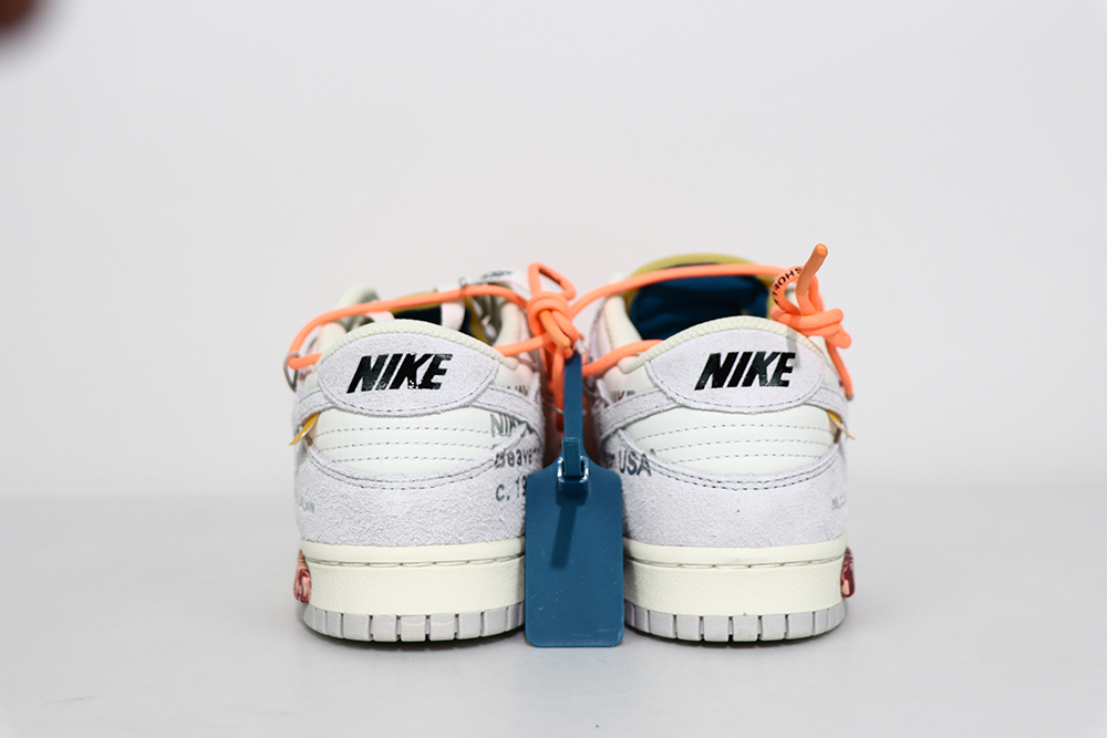 dunk low off-white lot 19 reps