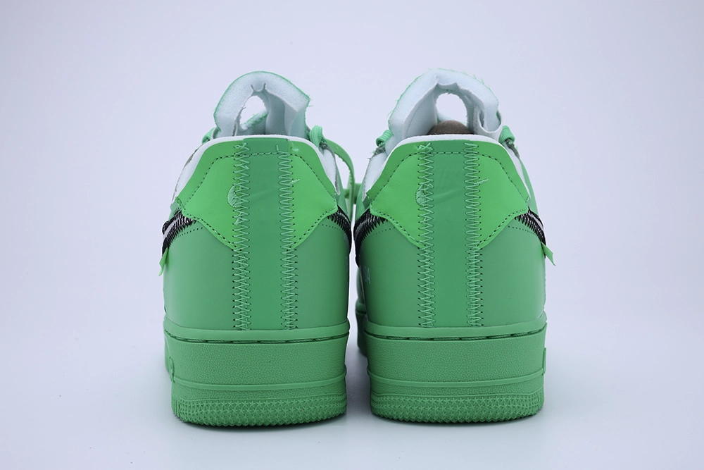 air force 1 low off-white light green spark quality replica