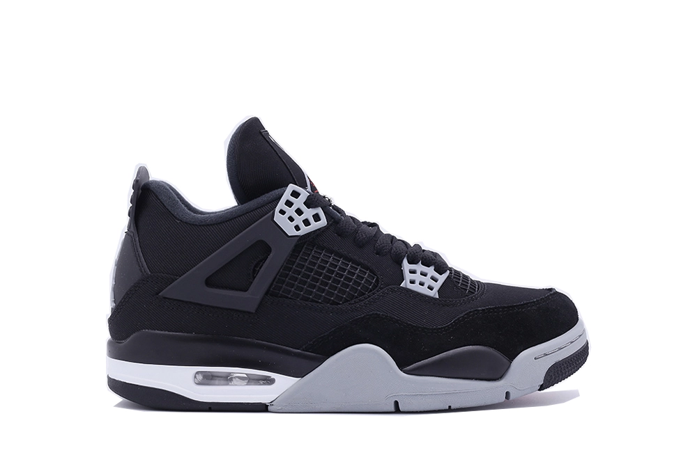 jordan 4 retro se black canvas replica