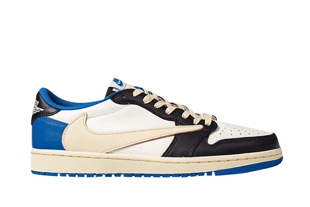 travis scott fragment design jordan 1 reps low