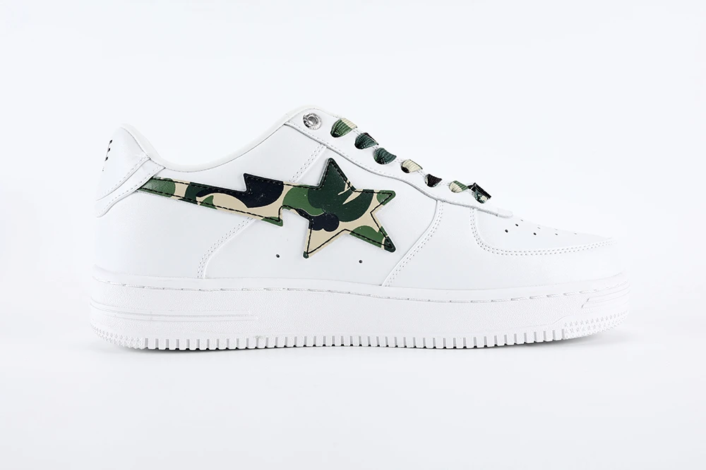 bapesta green camouflage logo af 1