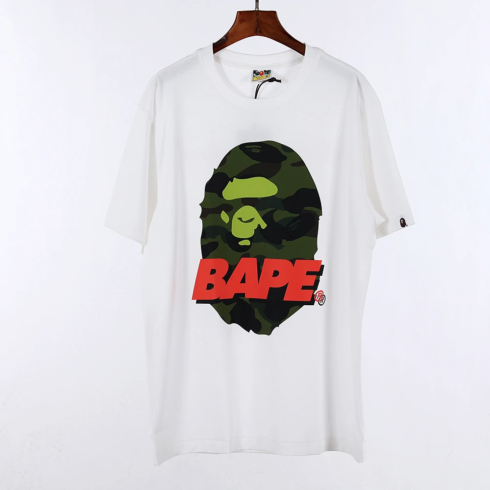 bape camouflage logo t-shirt