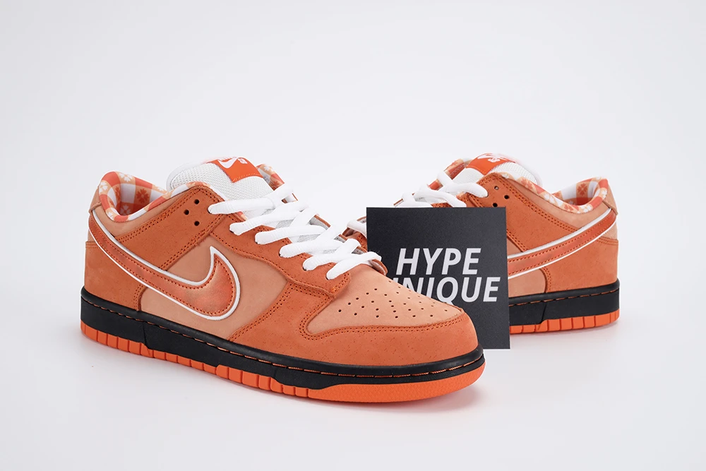 dunk low concepts orange lobster reps