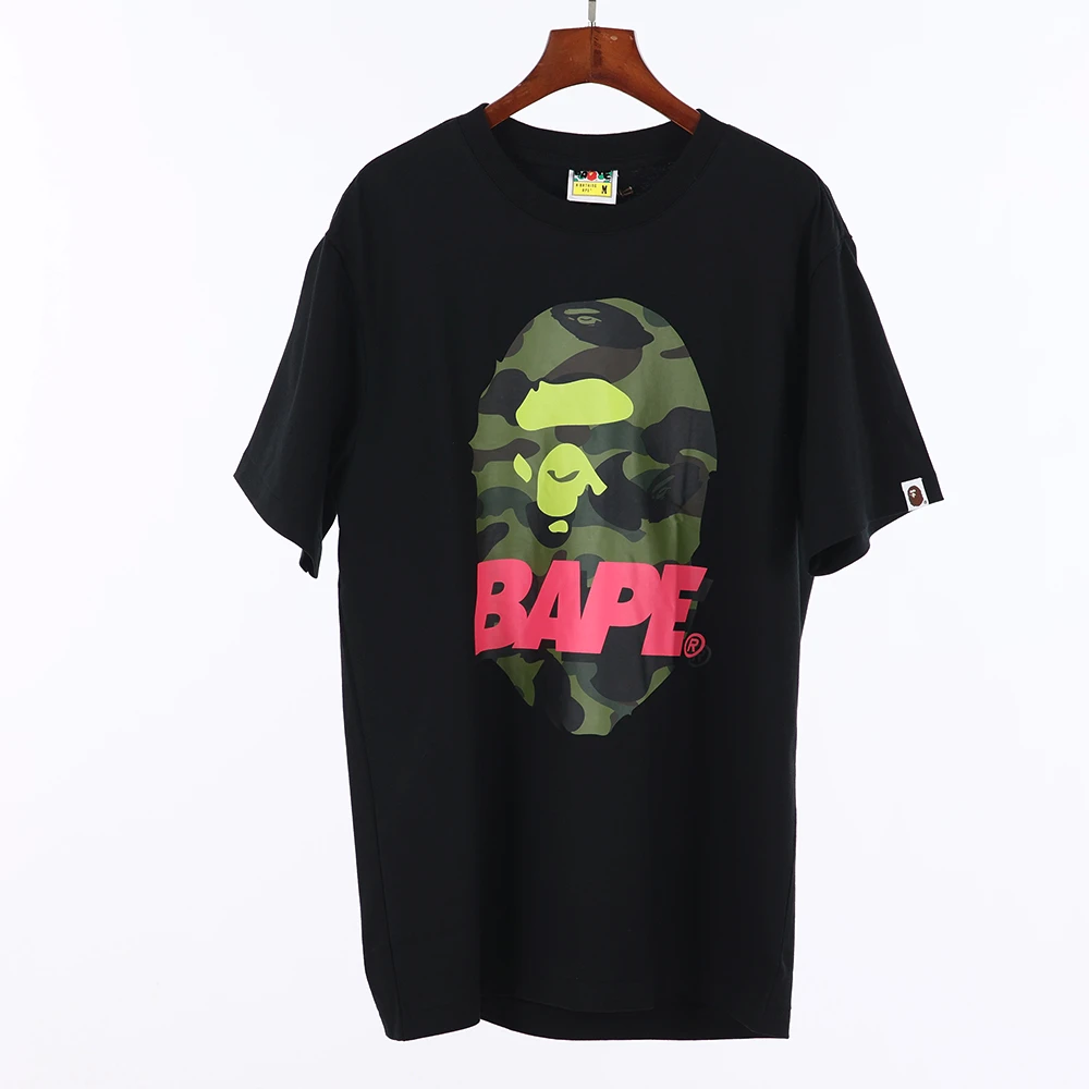 bape camouflage logo t-shirt