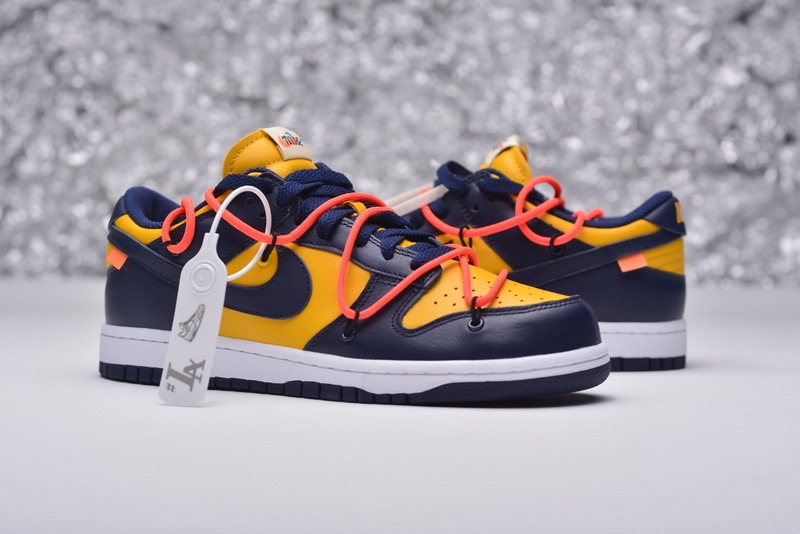 off-white low “university gold” dunk