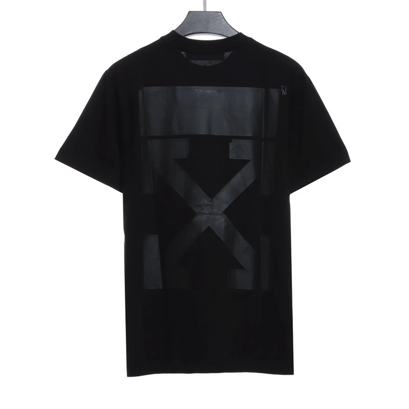 overlapping arrows graphic print t-shirt