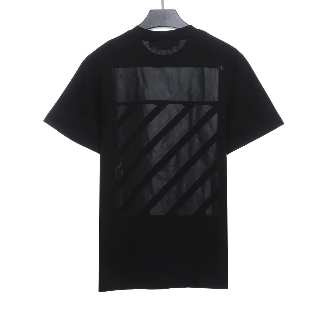 zebra crossing arrow print short sleeves