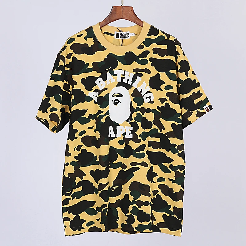 bape logo print t-shirt