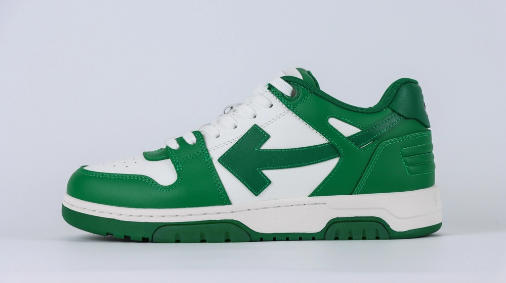 off-white out of office low ‘white green’ reps