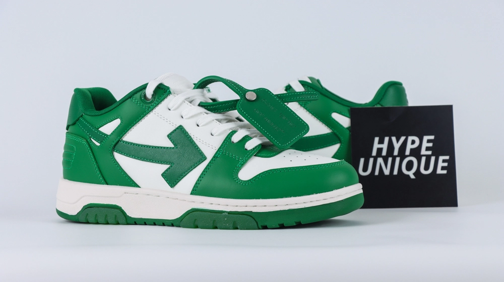 off-white out of office low ‘white green’ reps