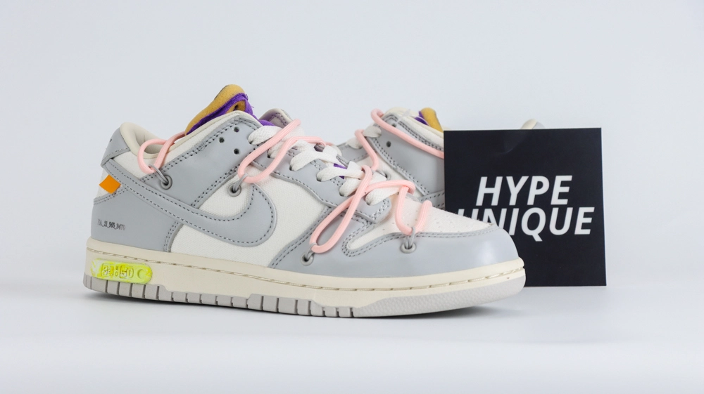 off-white x dunk low ‘lot 24 of 50’ reps