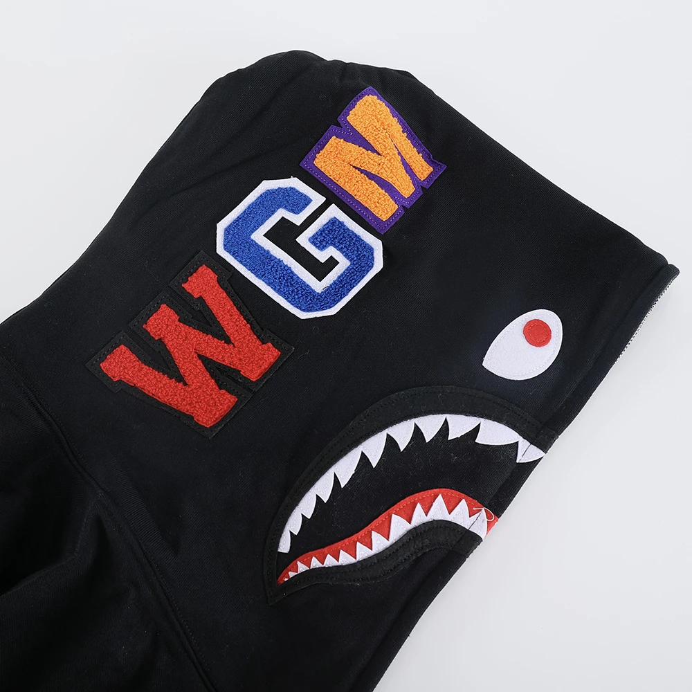 bape a bathing ape® shark full-zip hoodie