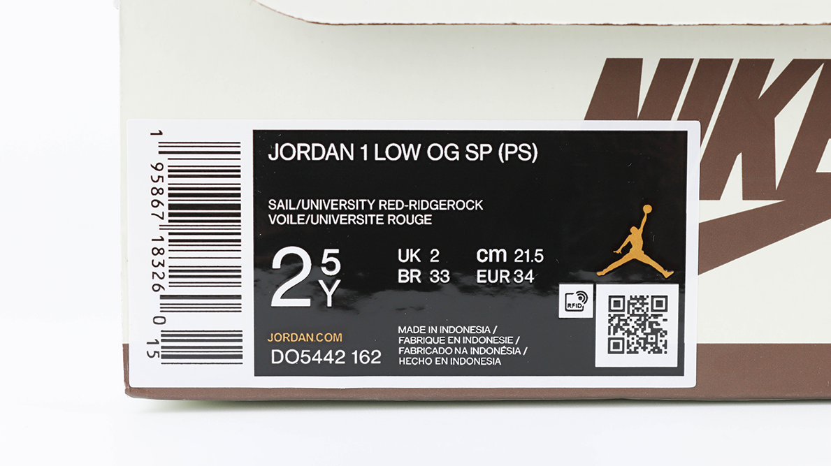 kid size  travis scott x air jordan 1 low og ps ‘reverse mocha’