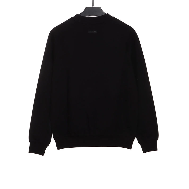 fear of god season 7 flocked 7 crew neck sweatshirt reps