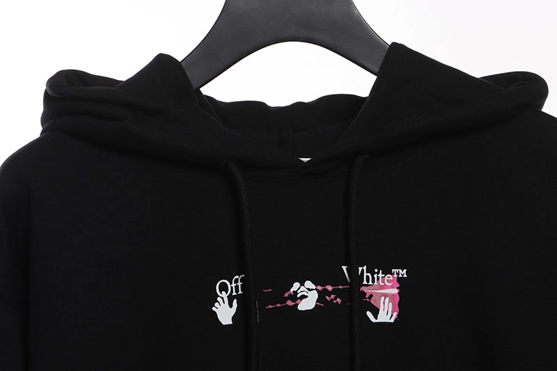 off white acrylic arrow hoodie reps