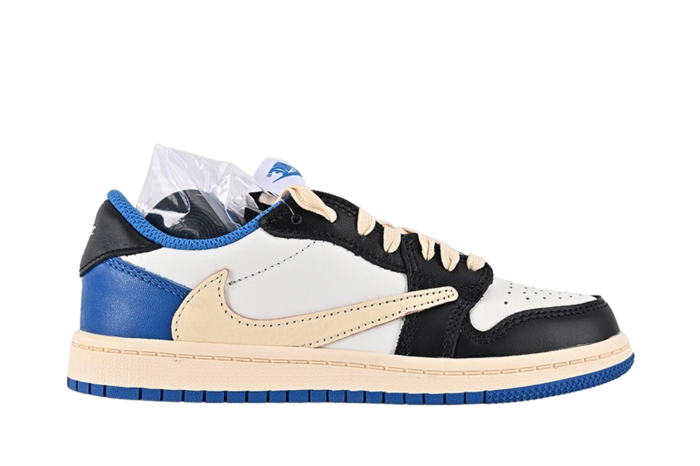 [kid size] travis scott fragment design jordan 1s low