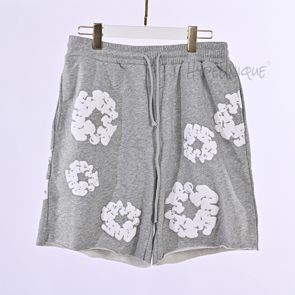 denim tears cotton wreath sweat shorts