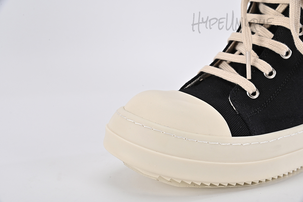 rick owens drkshdw strobe cotton nylon high ‘black milk’