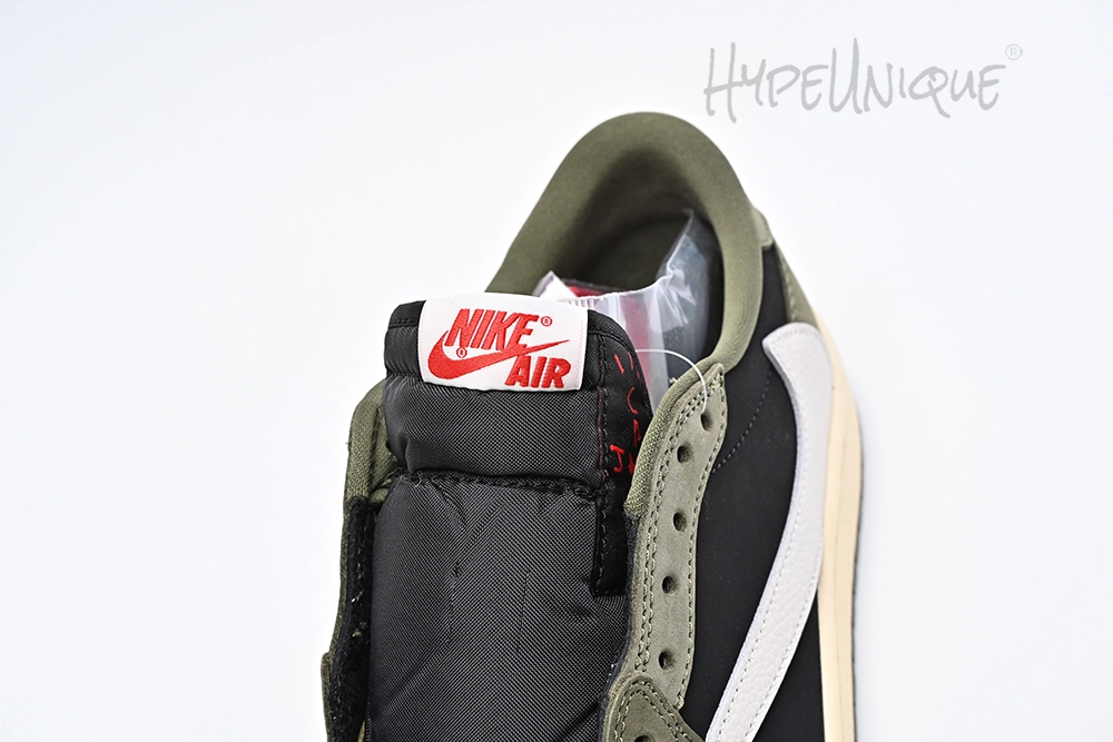 travis scott x air jordan 1 low og “black olive” reps