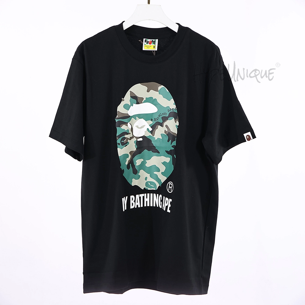 a bathing ape® logo-print cotton t-shirt