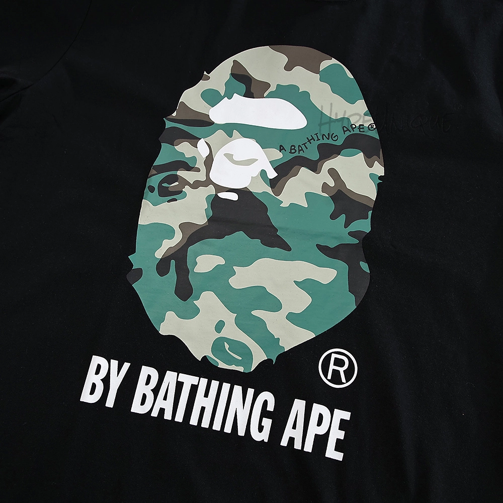 a bathing ape® logo-print cotton t-shirt