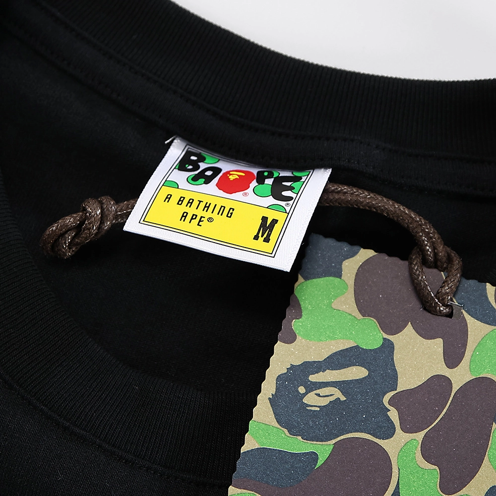 bape desert camo by bathing ape relaxed tee ‘black/white’