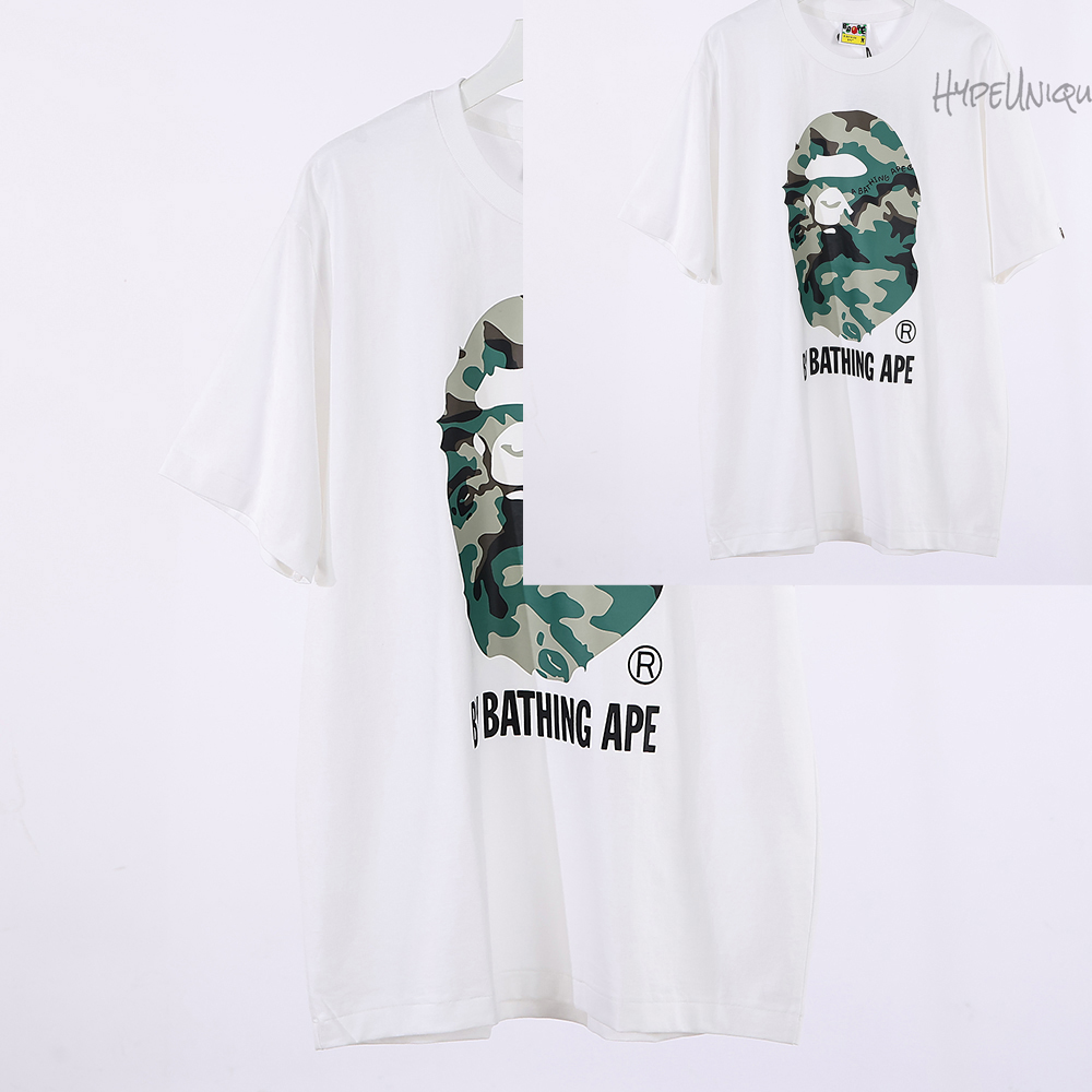 a bathing ape® logo-print cotton t-shirt