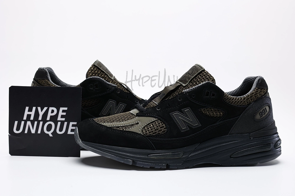 new balance 991v2 “stone island – black grey”