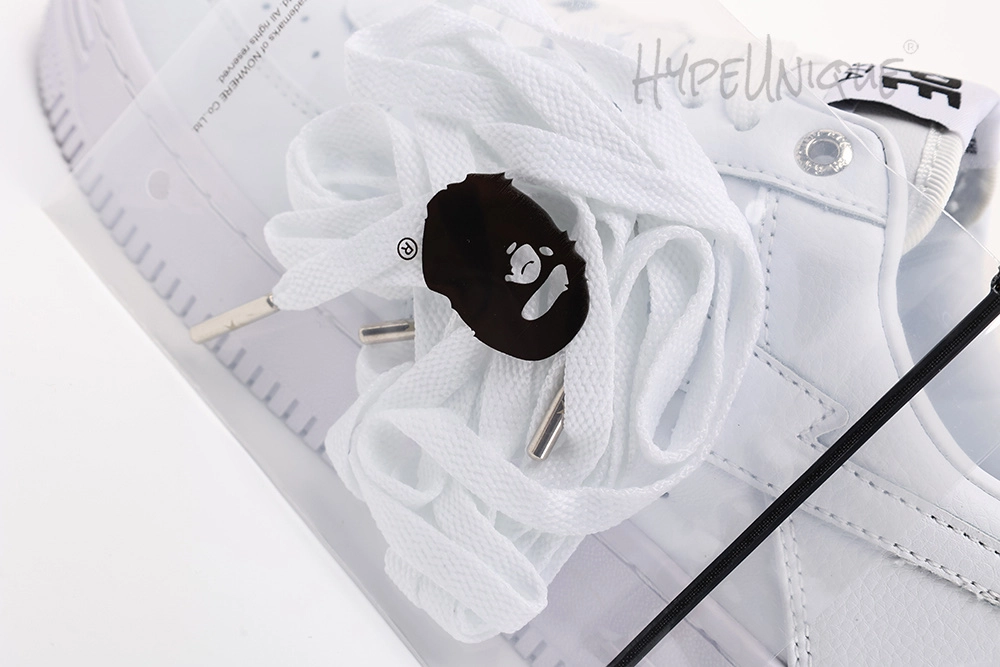 bapesta air force “white” reps