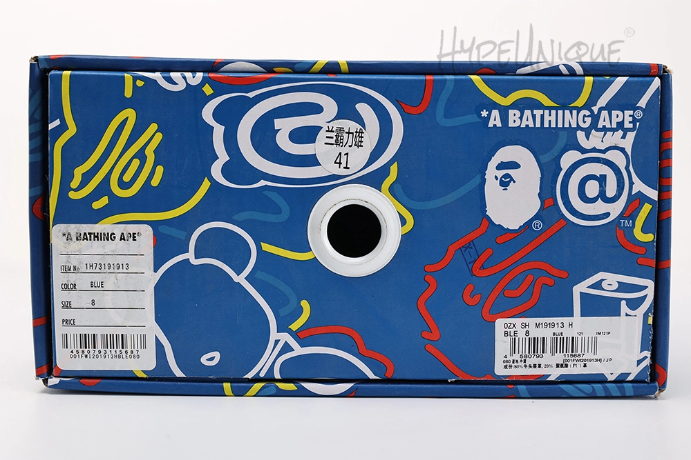 bape sta medicom toy bearbrick camo blue replica