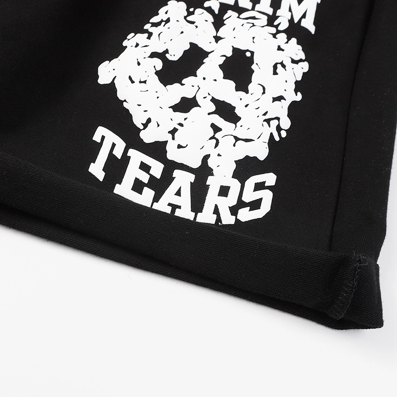 denim tears cotton logo shorts