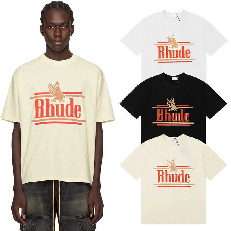 rhude saint croix print t-shirt reps