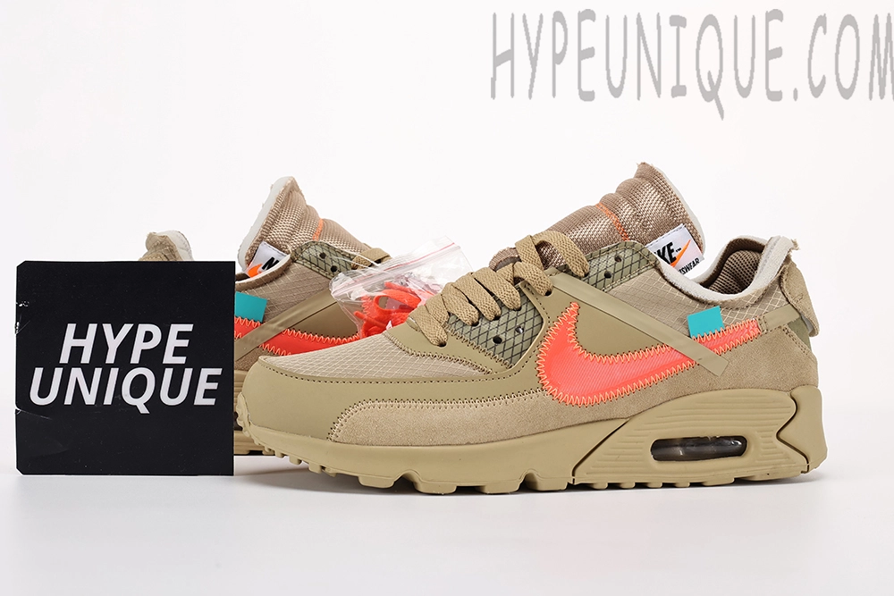 off-white x air max 90 ‘desert ore’