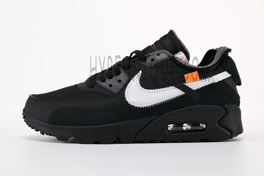 off-white x air max 90 ‘black’ reps