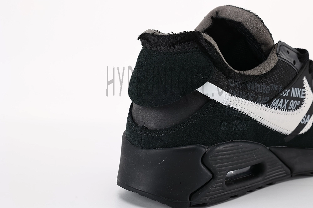 off-white x air max 90 ‘black’ reps