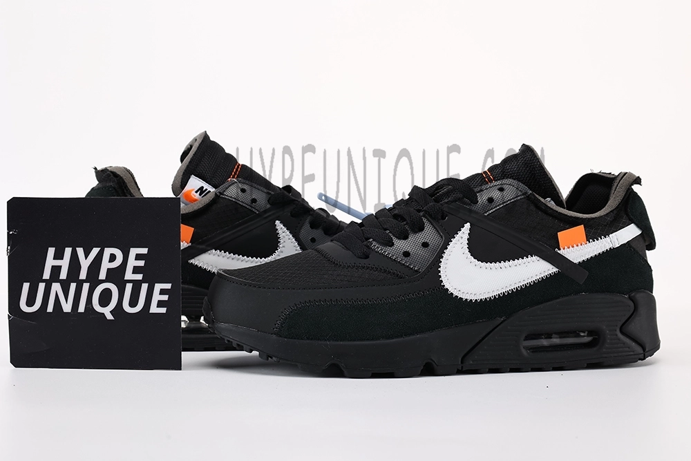 off-white x air max 90 ‘black’ reps