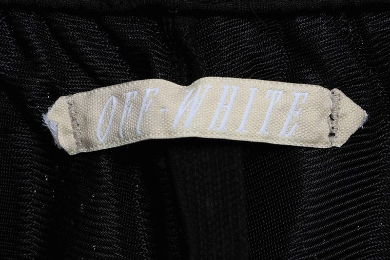 off-white front printed mesh shorts reps