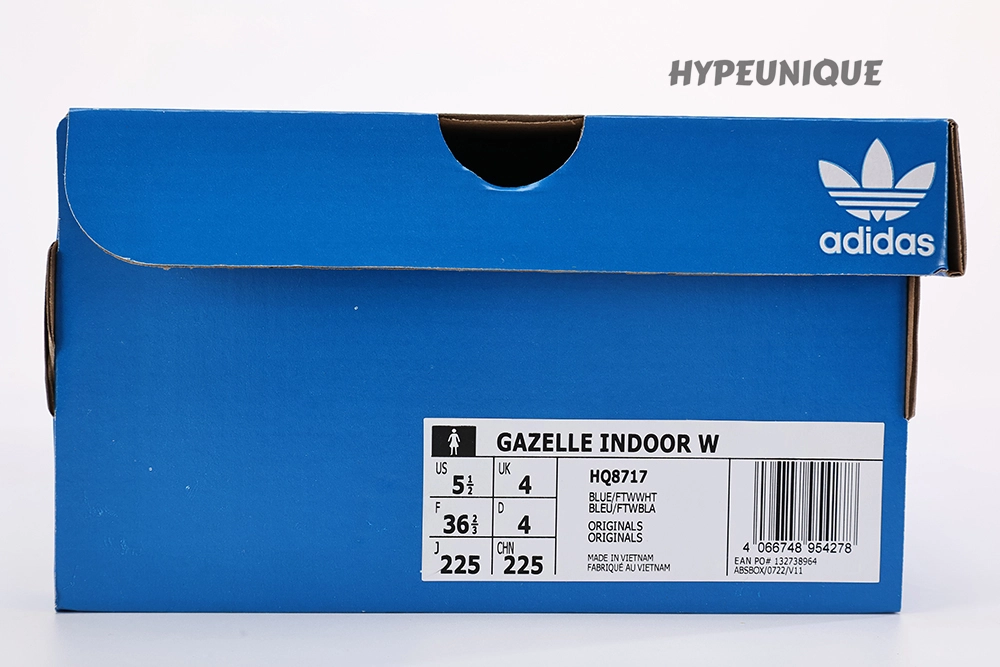 Ad*s gazelle indoor blue fusion gum