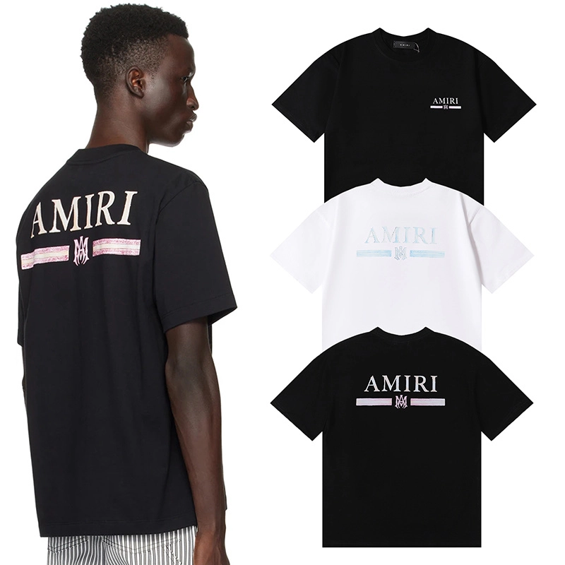 amiri logo print t-shirt