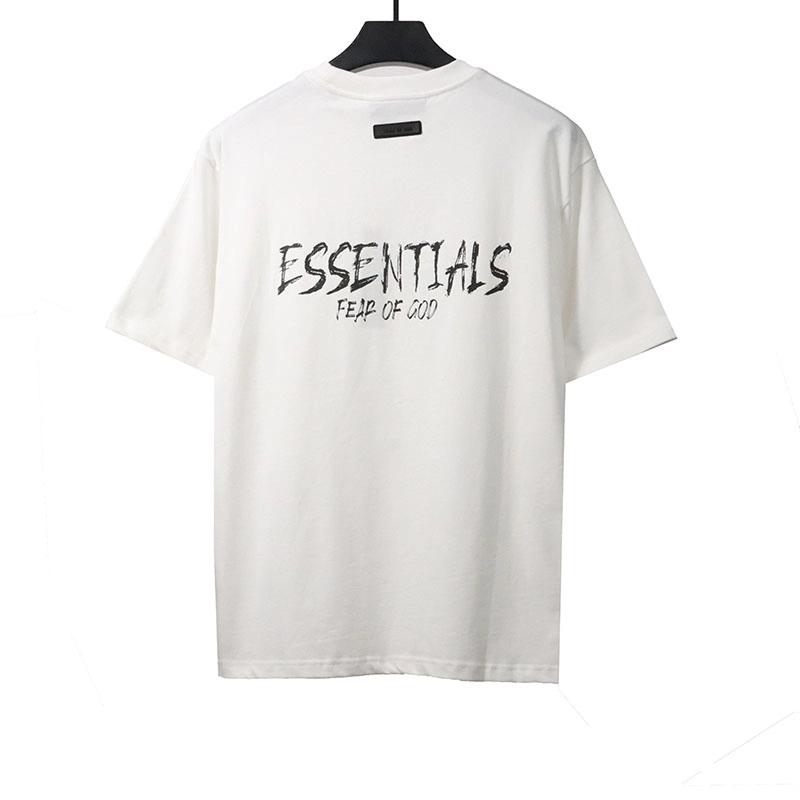 fear of god essentials signature letter t-shirt