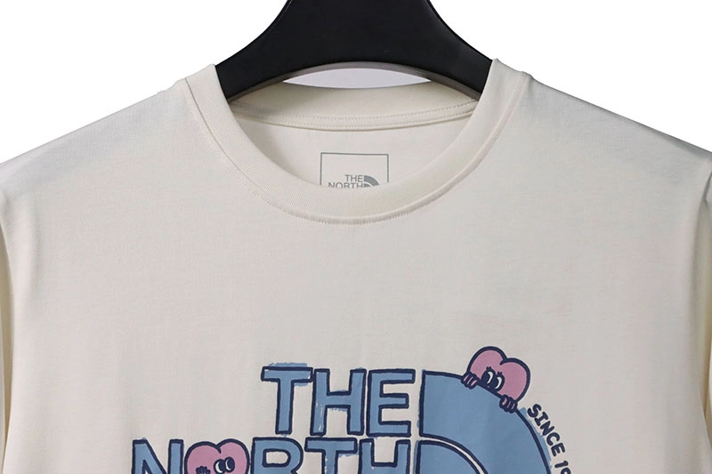 the north face heart print t-shirt