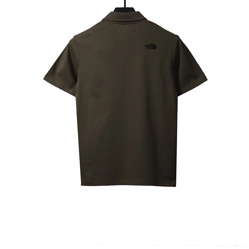 the north face small logo polo