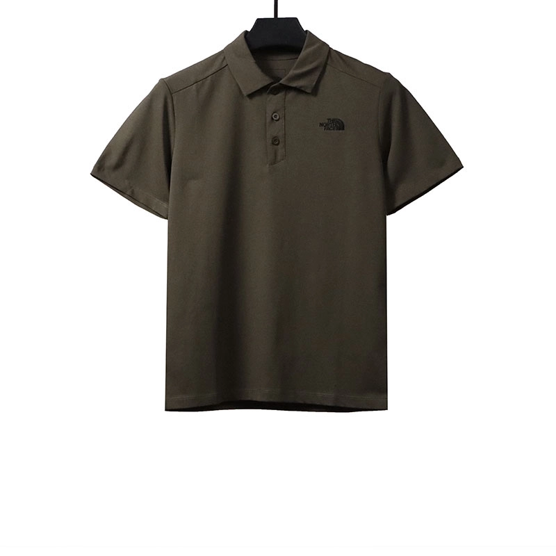 the north face small logo polo