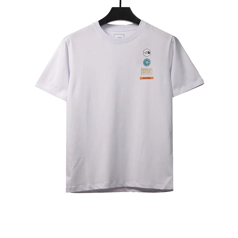 the north face various logo print t-shirt