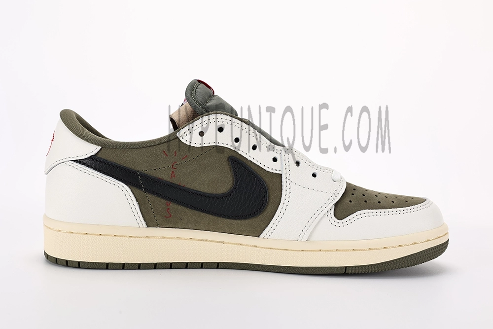 travis scott x air jordan 1 low og “medium olive” reps